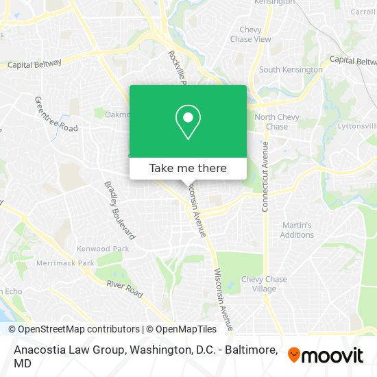 Mapa de Anacostia Law Group