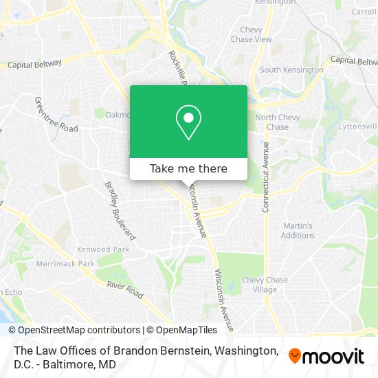 Mapa de The Law Offices of Brandon Bernstein