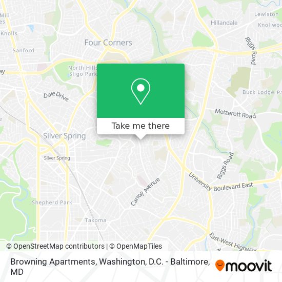 Browning Apartments map