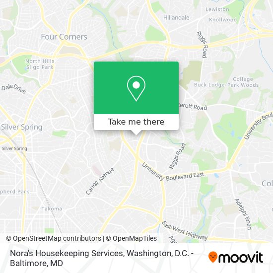 Nora's Housekeeping Services map