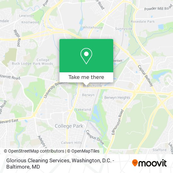 Glorious Cleaning Services map