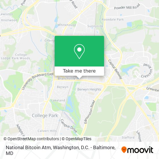 National Bitcoin Atm map