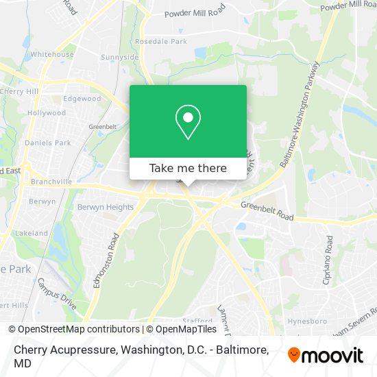 Cherry Acupressure map
