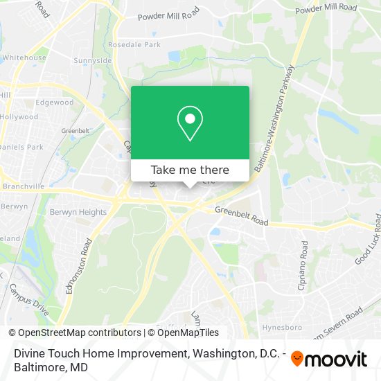 Divine Touch Home Improvement map