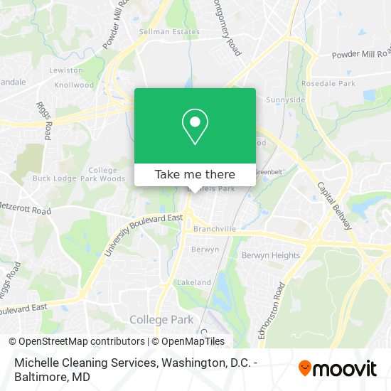 Mapa de Michelle Cleaning Services