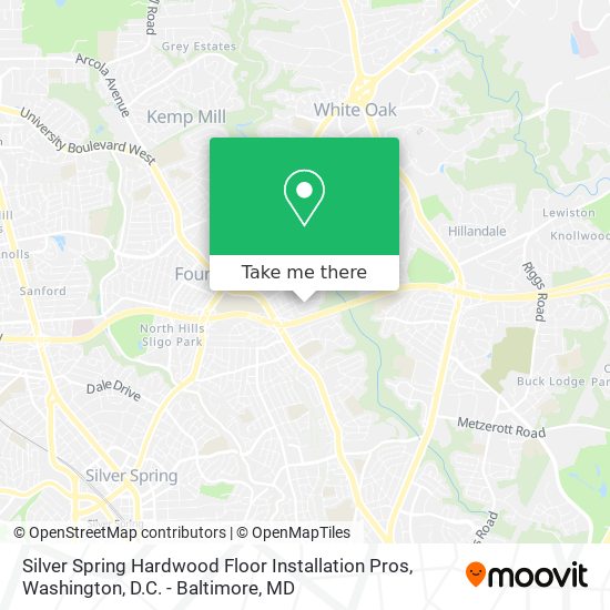 Mapa de Silver Spring Hardwood Floor Installation Pros