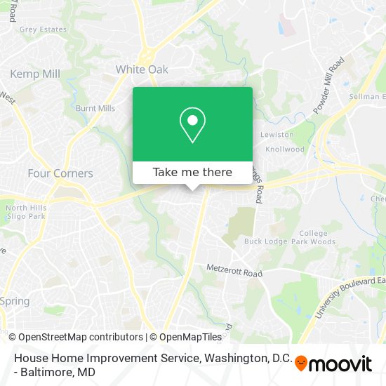 Mapa de House Home Improvement Service