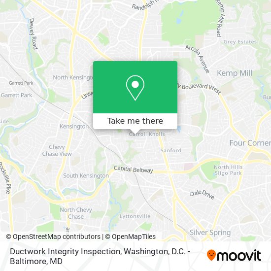 Ductwork Integrity Inspection map