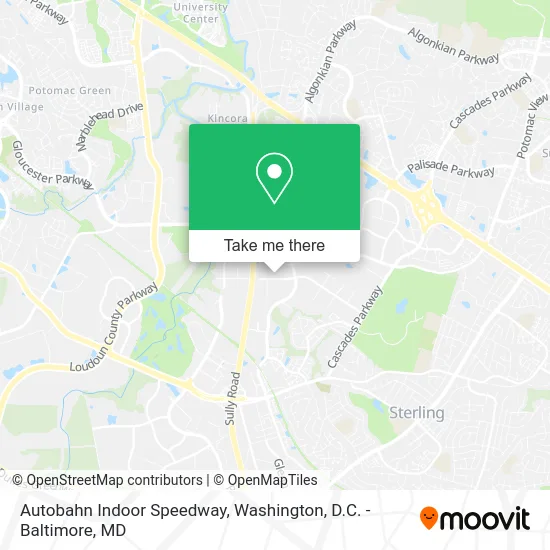 Autobahn Indoor Speedway map
