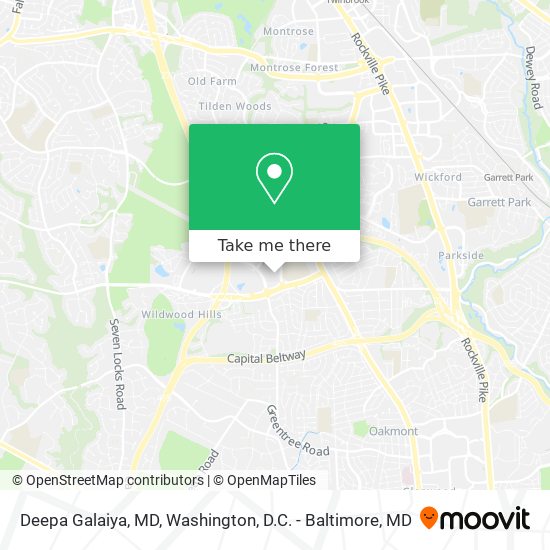 Deepa Galaiya, MD map