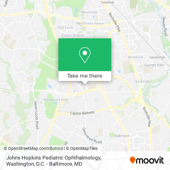 Mapa de Johns Hopkins Pediatric Ophthalmology