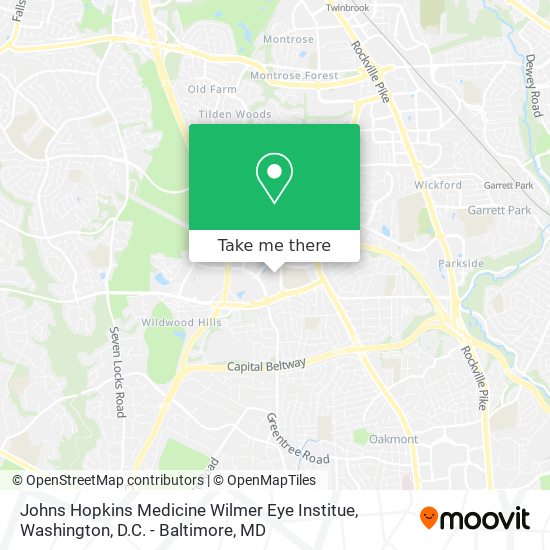 Mapa de Johns Hopkins Medicine Wilmer Eye Institue