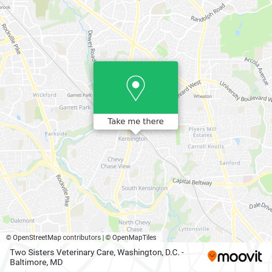 Mapa de Two Sisters Veterinary Care