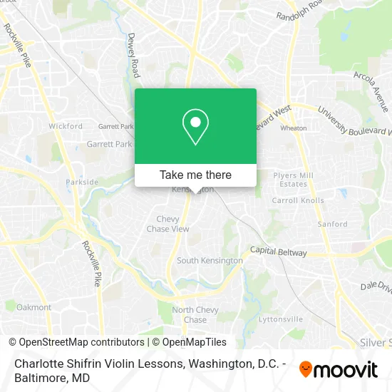 Charlotte Shifrin Violin Lessons map