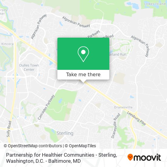 Partnership for Healthier Communities - Sterling map