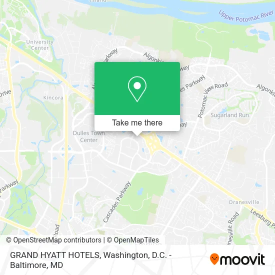 GRAND HYATT HOTELS map