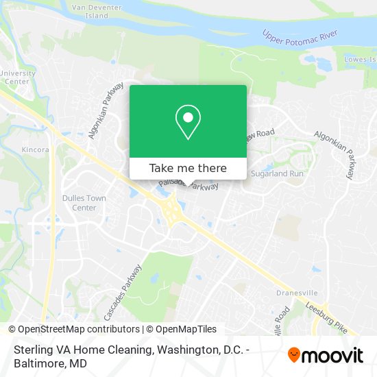 Sterling VA Home Cleaning map