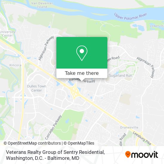 Mapa de Veterans Realty Group of Sentry Residential