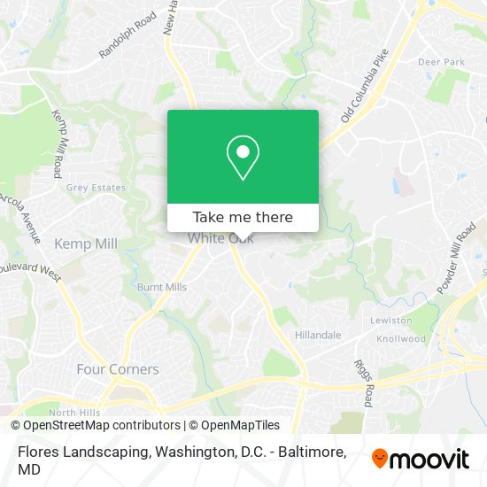 Flores Landscaping map