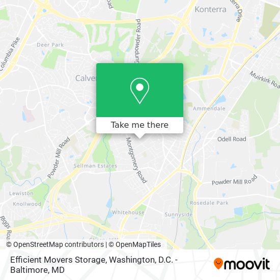 Efficient Movers Storage map