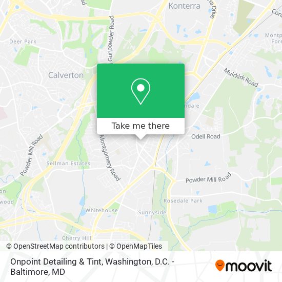 Onpoint Detailing & Tint map