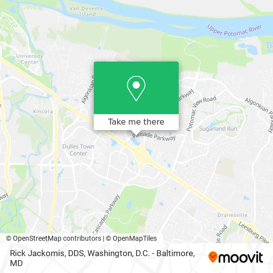 Rick Jackomis, DDS map