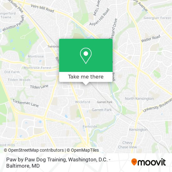 Mapa de Paw by Paw Dog Training