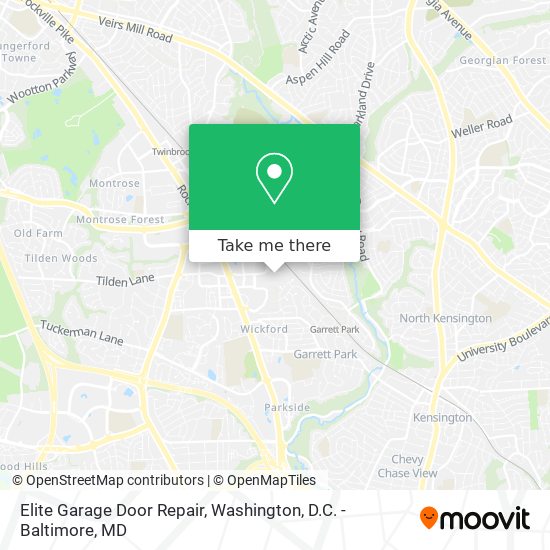 Mapa de Elite Garage Door Repair