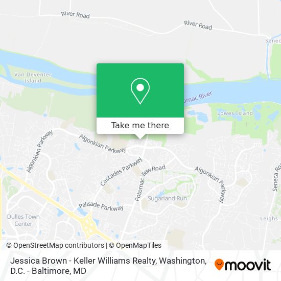Mapa de Jessica Brown - Keller Williams Realty