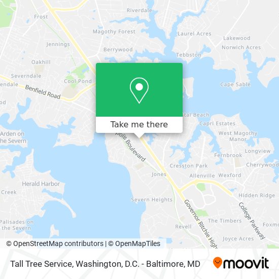 Tall Tree Service map