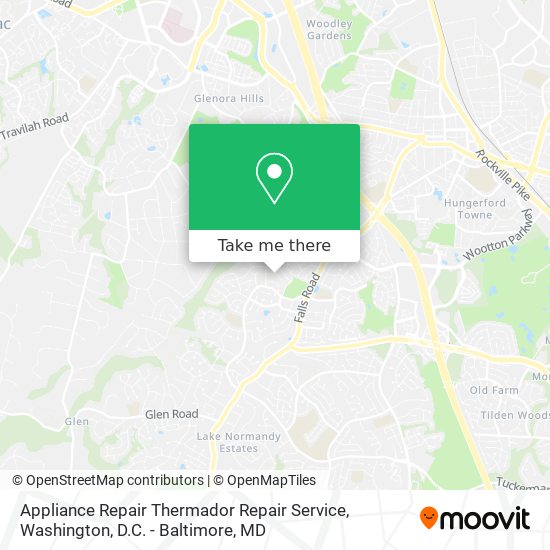 Mapa de Appliance Repair Thermador Repair Service