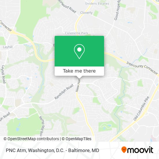 PNC Atm map