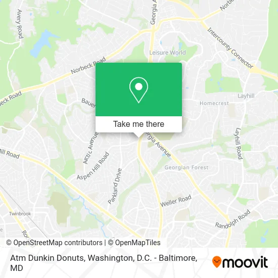 Atm Dunkin Donuts map