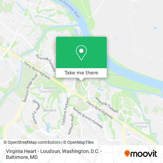 Mapa de Virginia Heart - Loudoun