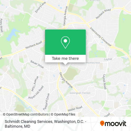 Schmidt Cleaning Services map