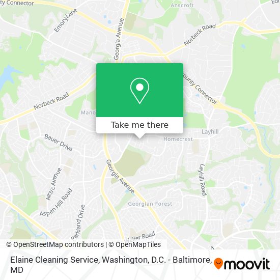 Elaine Cleaning Service map