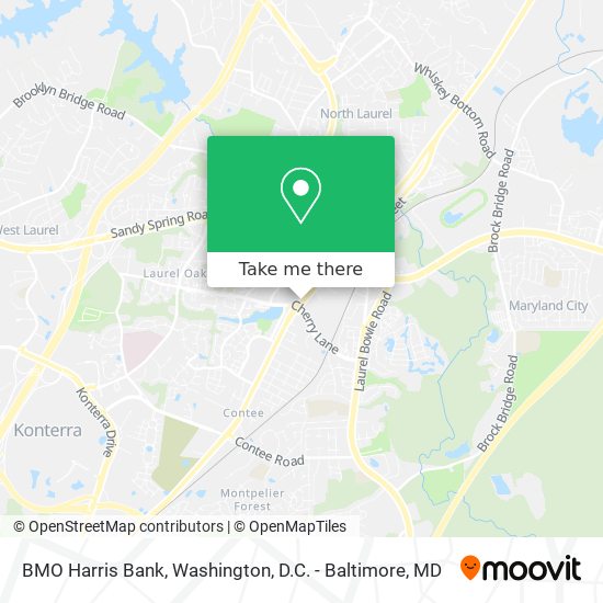 BMO Harris Bank map