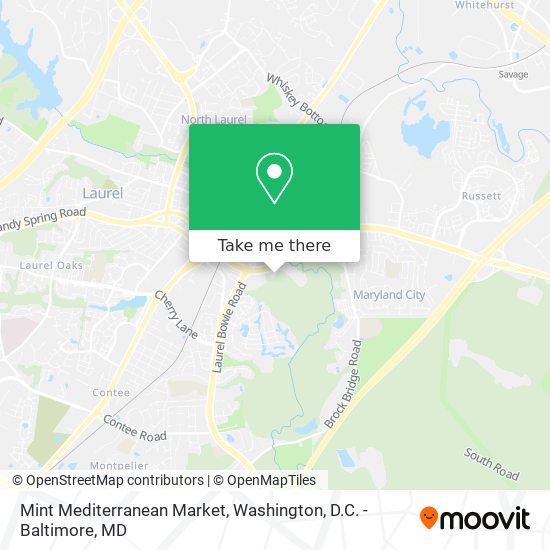 Mint Mediterranean Market map