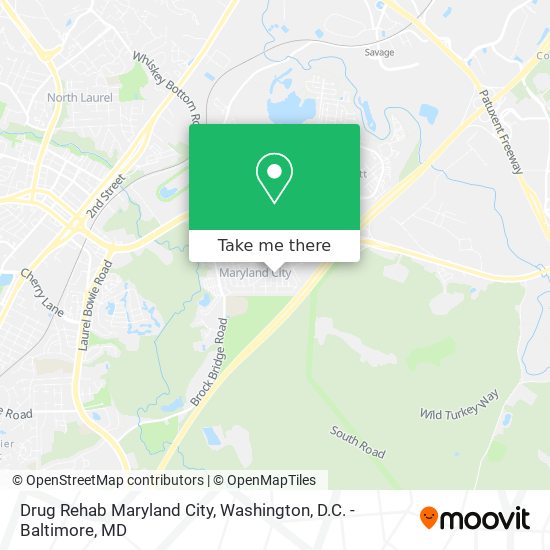 Drug Rehab Maryland City map