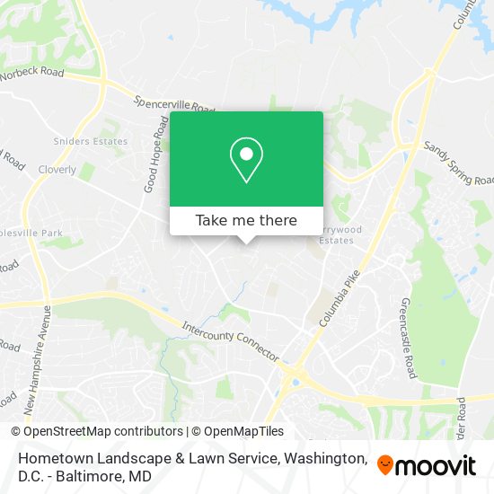 Hometown Landscape & Lawn Service map