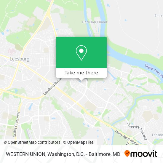WESTERN UNION map