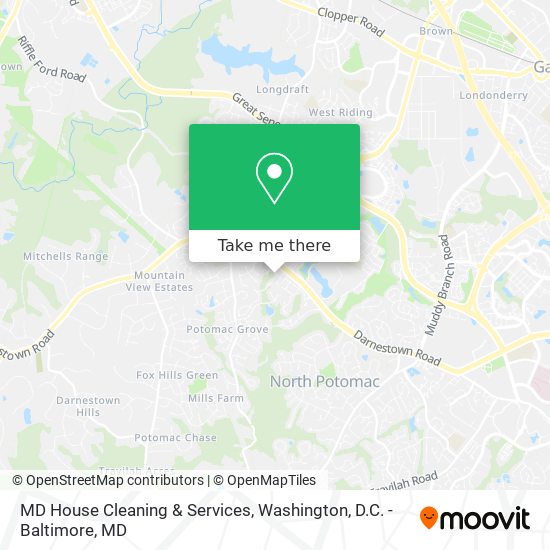 MD House Cleaning & Services map