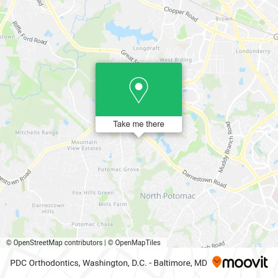 PDC Orthodontics map