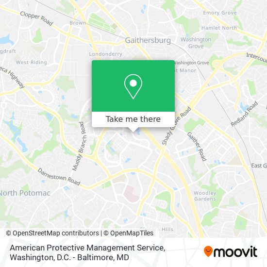 American Protective Management Service map