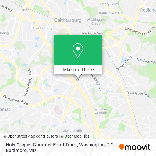 Mapa de Holy Crepes Gourmet Food Truck