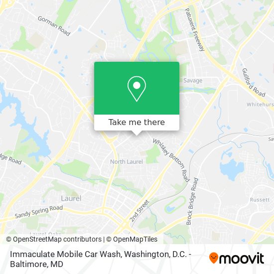 Mapa de Immaculate Mobile Car Wash