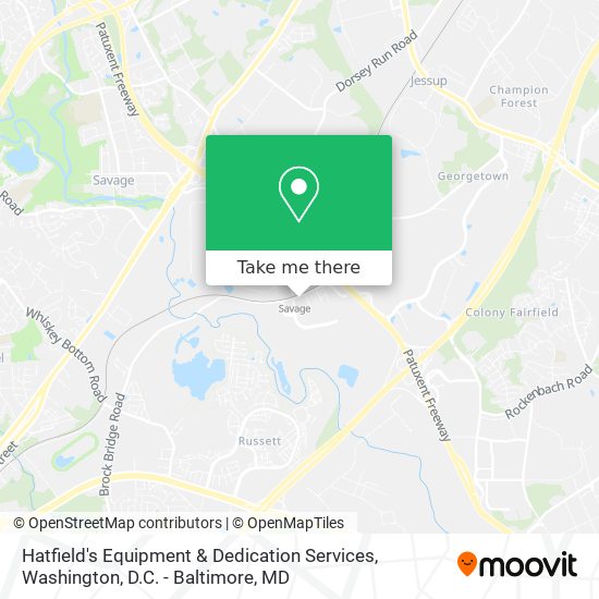 Mapa de Hatfield's Equipment & Dedication Services