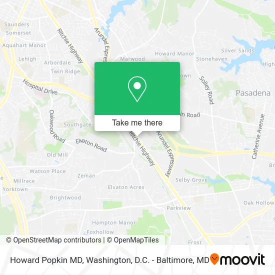 Howard Popkin MD map