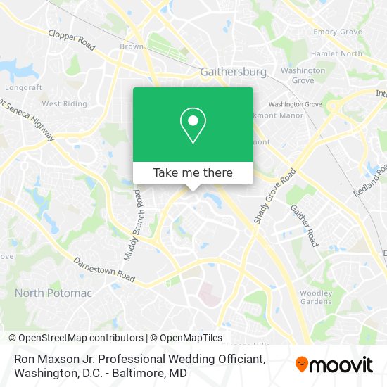 Mapa de Ron Maxson Jr. Professional Wedding Officiant