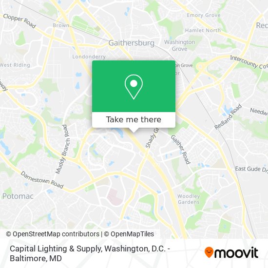 Mapa de Capital Lighting & Supply